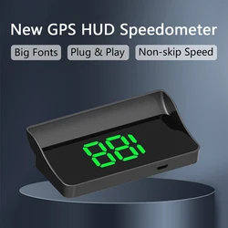 Car Head Up Display GPS Digital Speedometer HUD Windshield Projector KMH MPH Speed Meter Auto Electronics Accessories