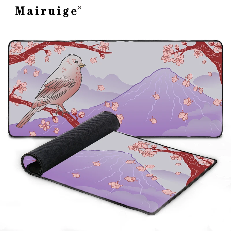 Large Gaming Mouse Pad Bird Non-Slip Rubber Desk Mat Office Home Pc Accessories Pad for Computer Mouse Set Up Office Table Mat