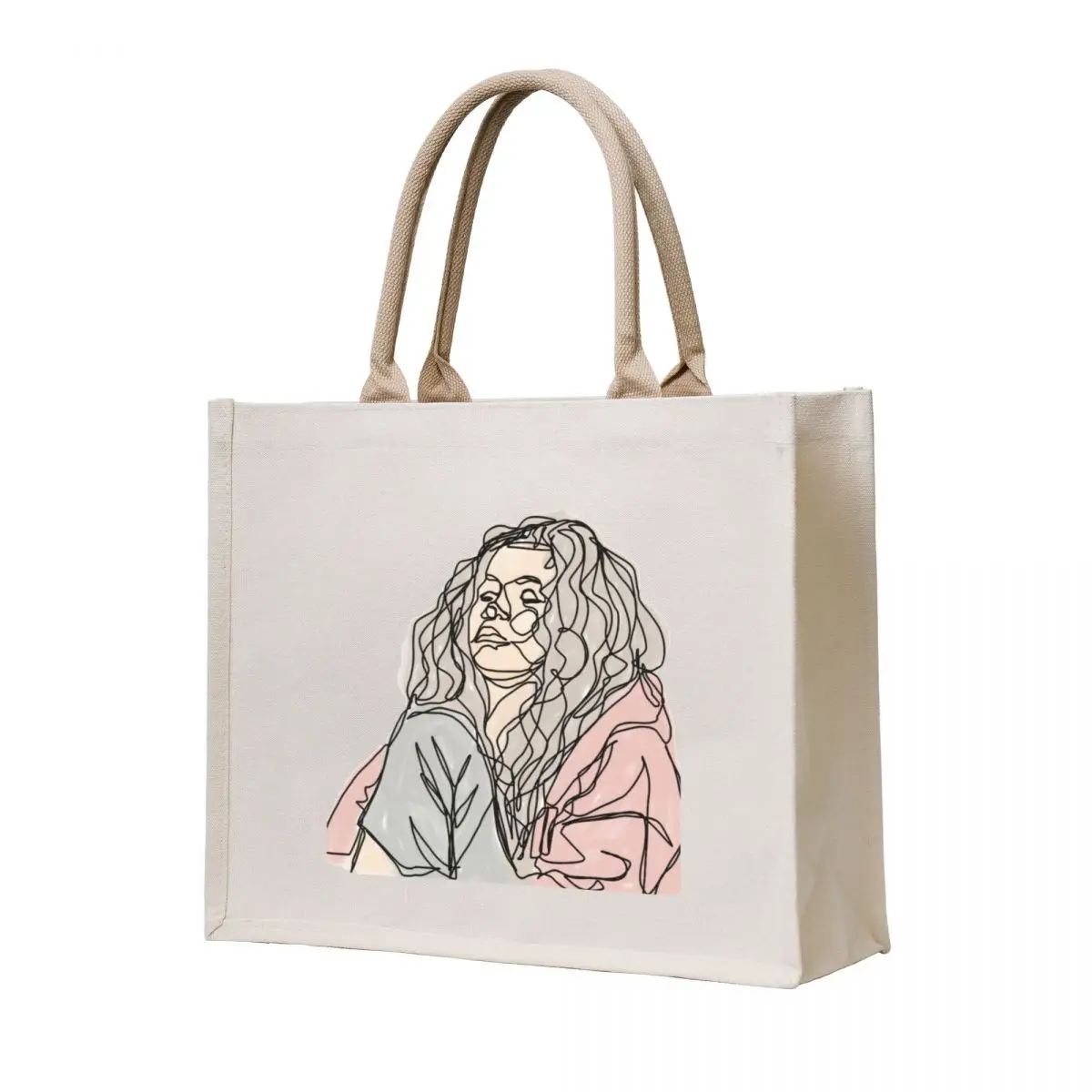 

Rue - continuous line work - Euphoria Tote Bag Shopping bags Handbags tote bag men shopper bag women