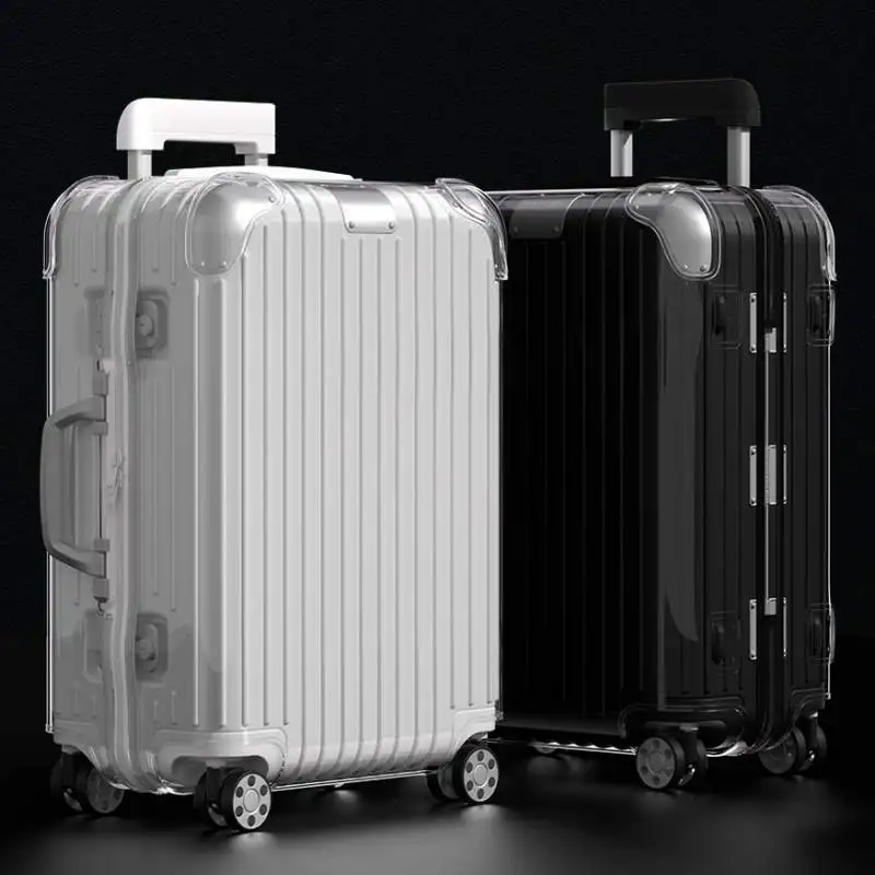 

Чехол для чемодана из ПВХ для гибридных прозрачных пылезащитных чехлов Rimowa с застежкой-молнией, дорожные аксессуары, износостойкие 20-30 дюймов