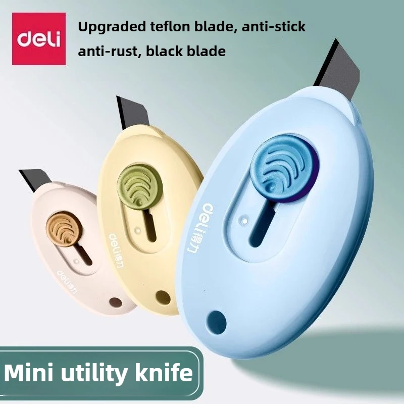 

Mini Cute Box Cutter Utility Knife Retractable Portable Carton Opener Paper Cutting Tool for School And Office Supplies