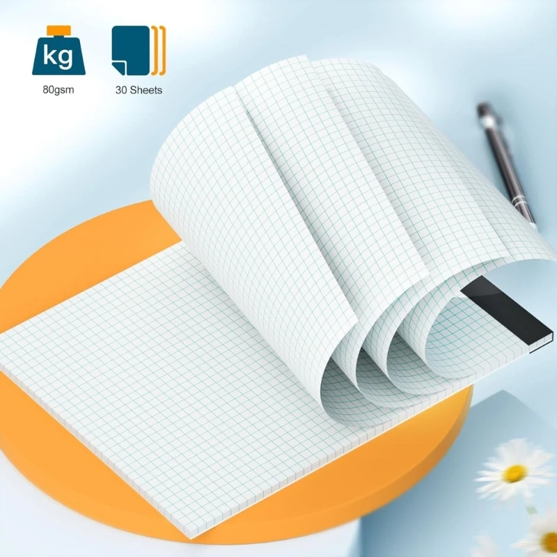 6 szt. Małe notatniki Scratch Pads Note Pads Graph Paper Paper Pass do szkoły