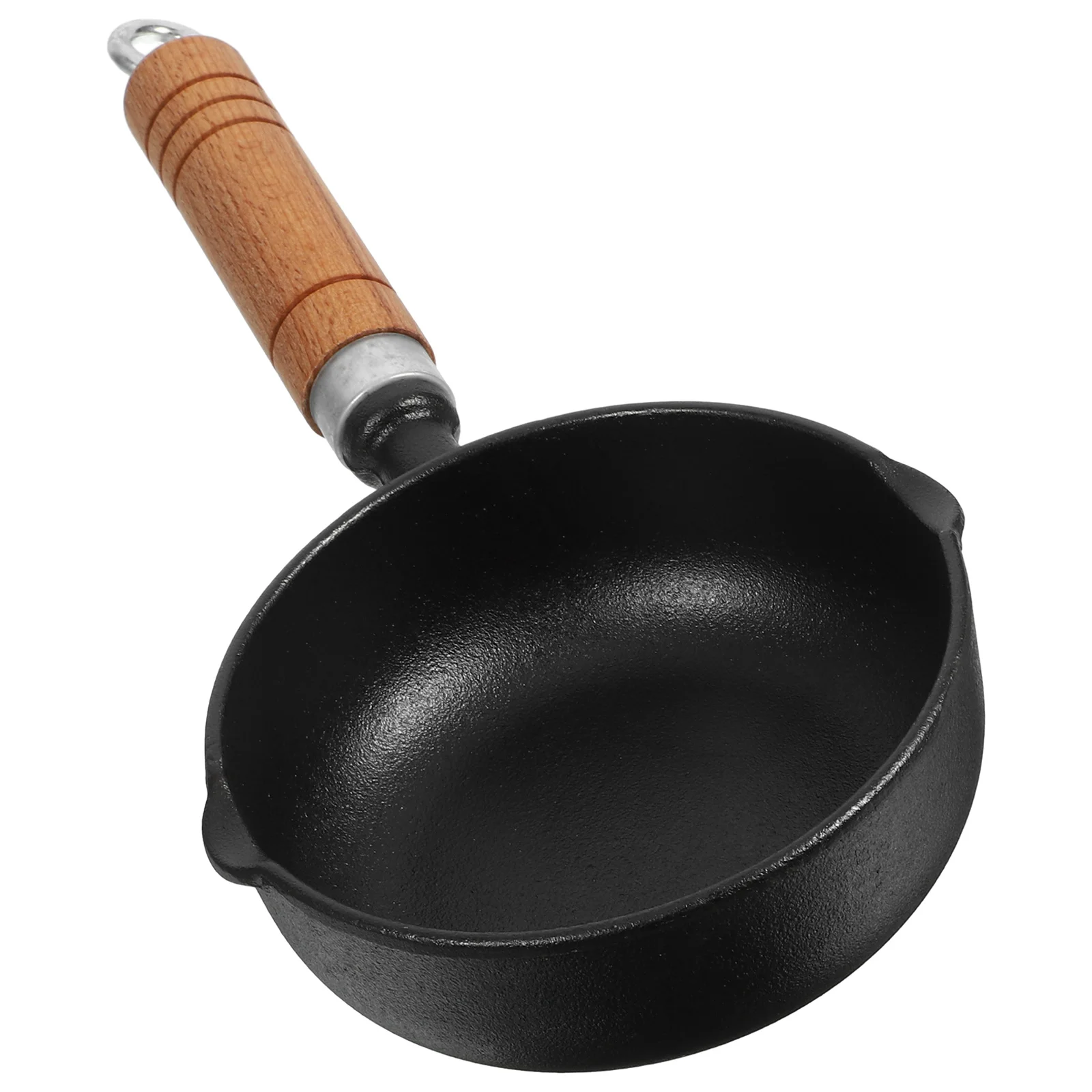 

1pc 400Ml Mini Non-Stick Sauce Pan Iron Cooking Pot For Melting Butter Chocolate Compact Spout Small Pot Kitchen Tool