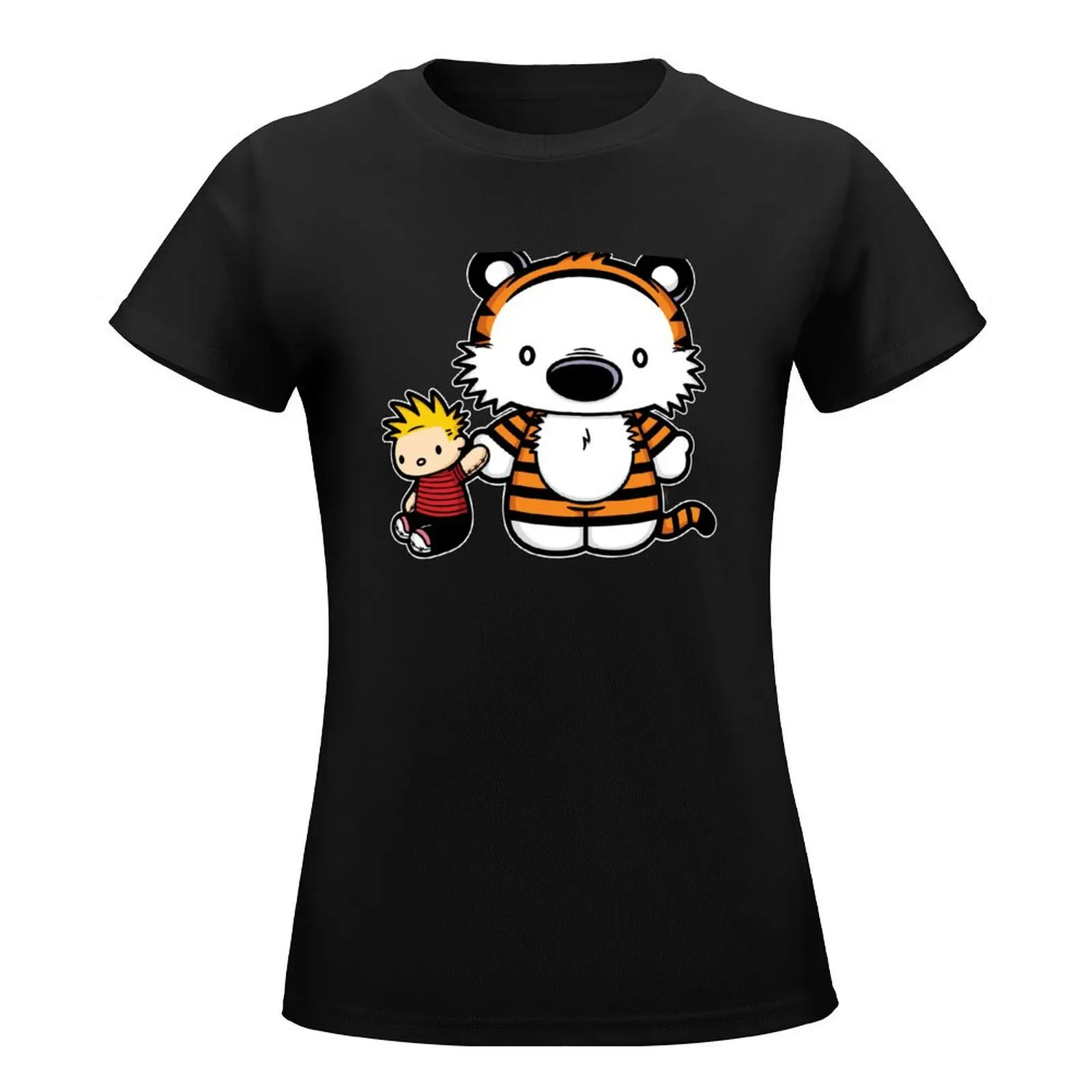 Hello Tiger T-Shirt aesthetic clothes kawaii clothes animal print shirt for girls cute t-shirts for Women