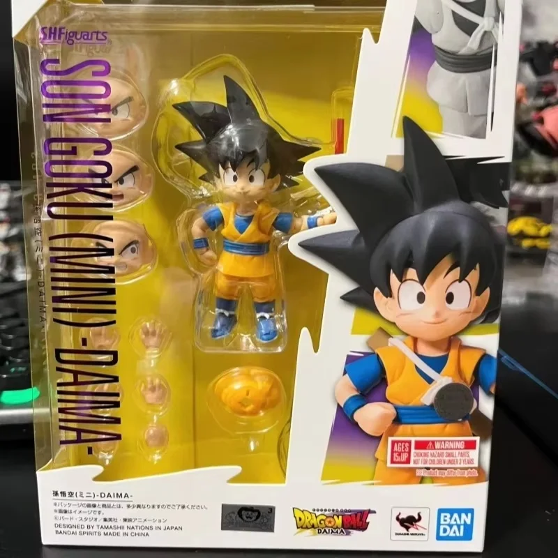 Hot Sale Original Bandai SHFiguart Dragon Ball Daima Son Goku Mini Action Collectible Anime Figure Model Blind Box Birthday Gift