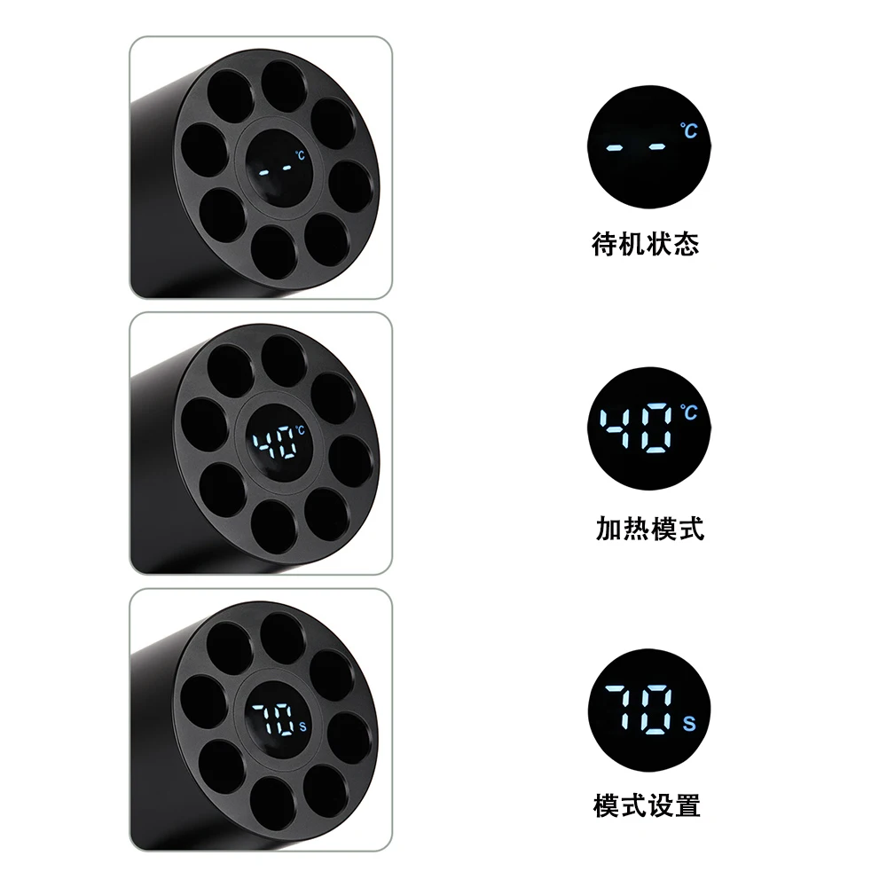 سخان راتينج الأسنان بستة فتحات 3 درجة حرارة قابلة للتعديل منعم فوشان عين الملاك عن طريق الفم