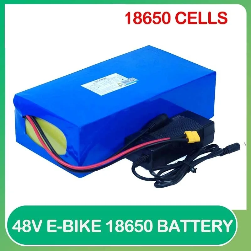 To 48V 32ah 20ah 24ah 18ah 15ah 18650 lithium battery pack for 54.6v 500w 750W 1000W 1500W electric bike motor batteries