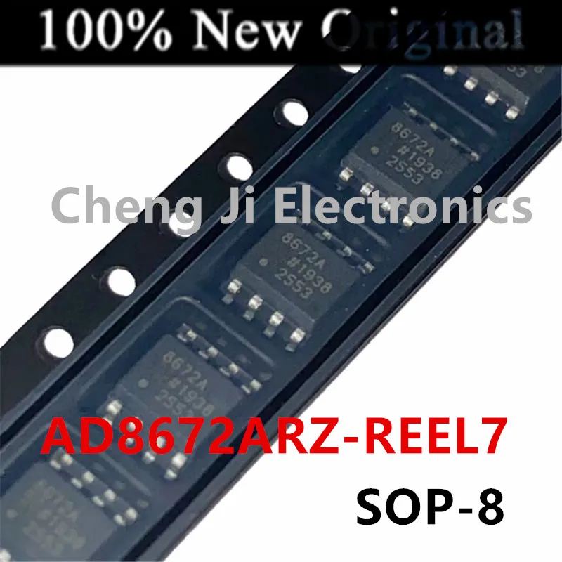 5PCS/Lot   AD8672ARZ-REEL7   8672A 、 AD8672ARMZ-REEL   AOW   New original precision operational amplifier chip  AD8672