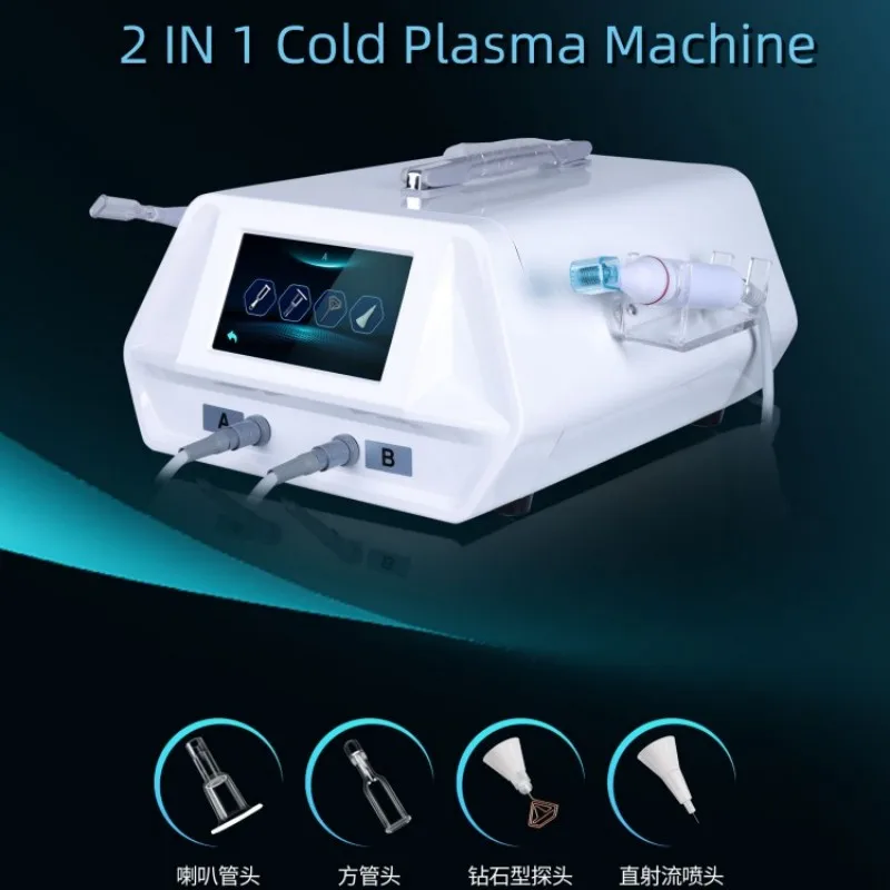 

New Hyper Cold Plasma Machine Jet Plasma Ozone Funsion Plasma Scalp Equipment For Acne Scar Removal Skin Rejuvenation Anti-aging