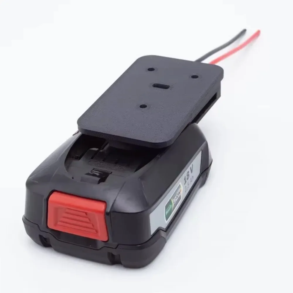 Imagem -02 - Adaptador de Roda Elétrica 14 Awg para Bosch 18v Verde Pba li na Conversão de Bateria para Conector Faça Você Mesmo Conversor de Fonte de Alimentação de Saída