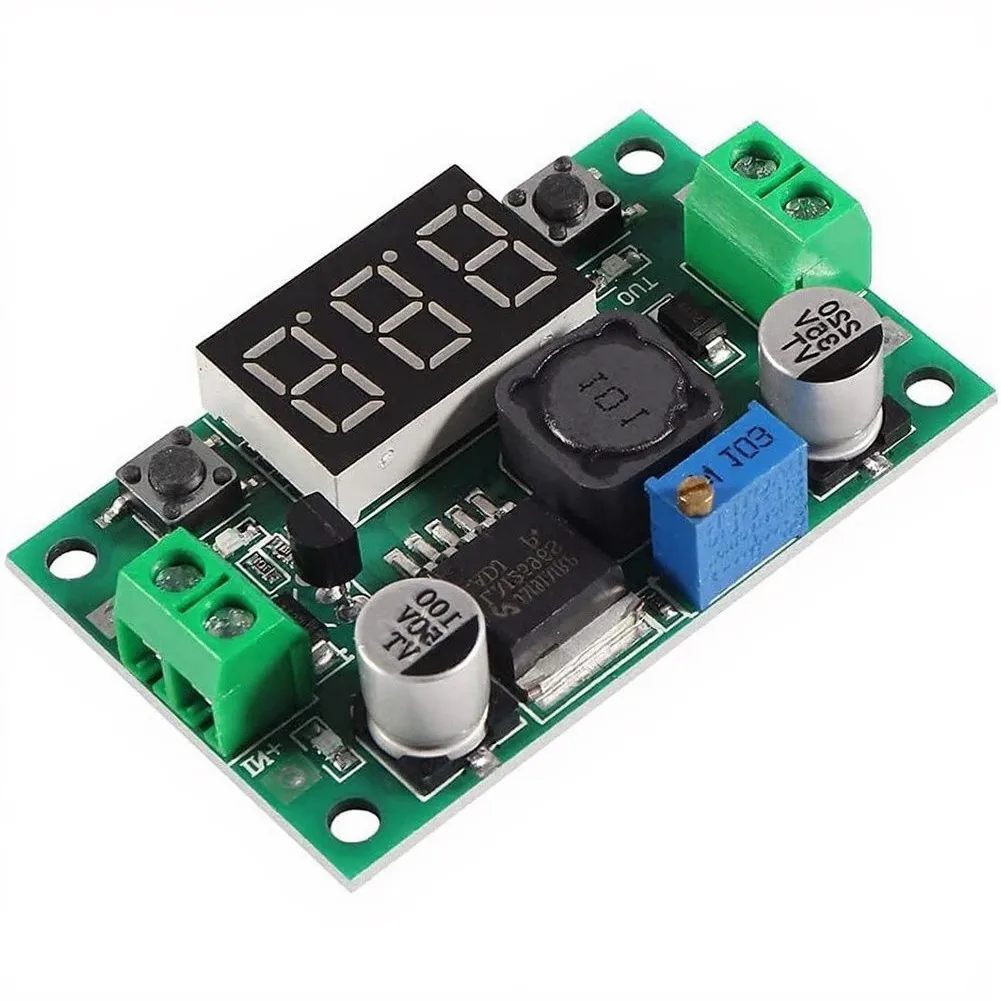10 Packs Adjustable DC DC Step Down Converter Module With LED Display For DIY Power Supply Projects 4V To 40V Input Range