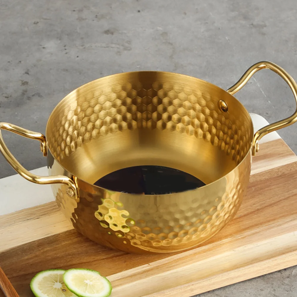

Korea Ramen Pot Noodle Cooker Korean Small for Instant Noodles Cooking Stainless Steel