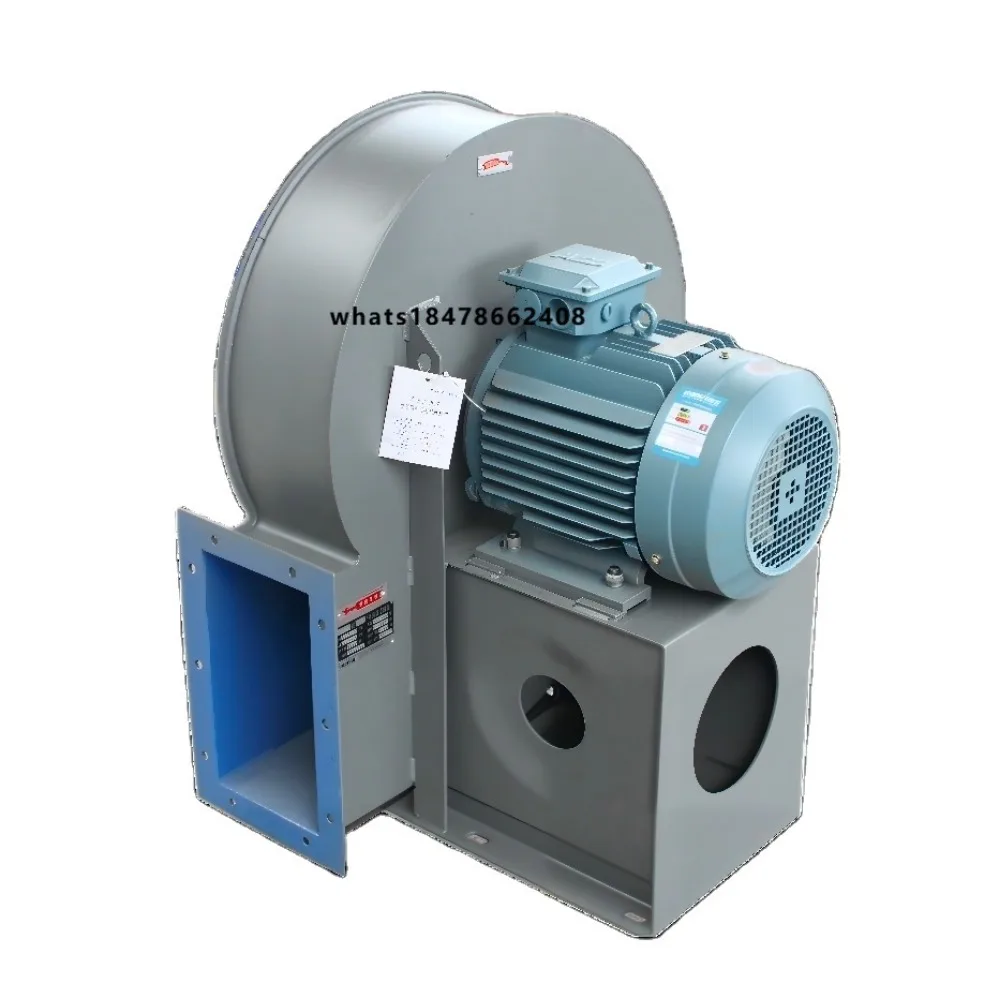 High Quality Workshop Warehouse Large Buildings Ventilation High-Pressure Centrifugal Exhaust Radial Fan 380V Steel Blades Free