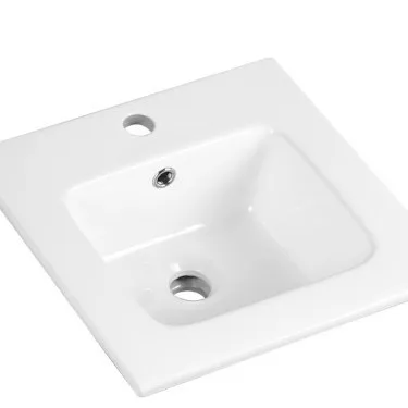 Directly from the manufacturer CE certification Thin edge ceramic wash basin bathroom integrated