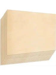 8/4pcs 200 x 100 x 2mm Basswood Plywood, Balsa Basswood Craft Plywood, Laser Project Wood Carving DIY Model Art Painting