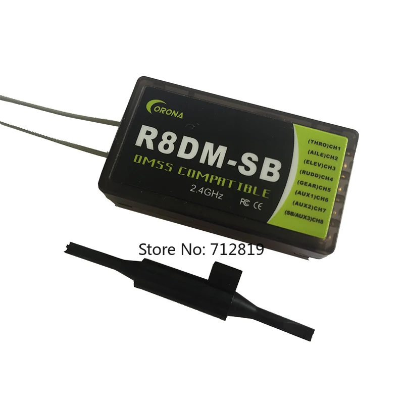 Corona 2.4Ghz Jr Dmss Comoatible Ontvanger R4DM R6DM-SB R8DM Met S.Bus Ondersteuning Voor XG6 XG7 XG8 XG11 Rc Radio Zender