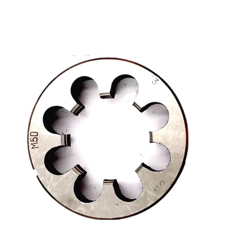 YRFL Thread Die Right Hand Metric Round Die HSS Threading Die Metal Cutting Tools M50 M52 M53 M54 M55 M56 M58 M59