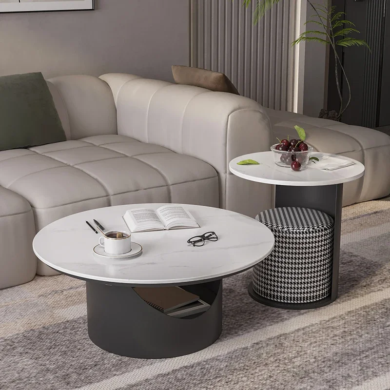 Mesa de sofá sedentária sala de estar moderna luxo armários de arquivo de café mesa de chão centro canapémuebles para el hogar móveis