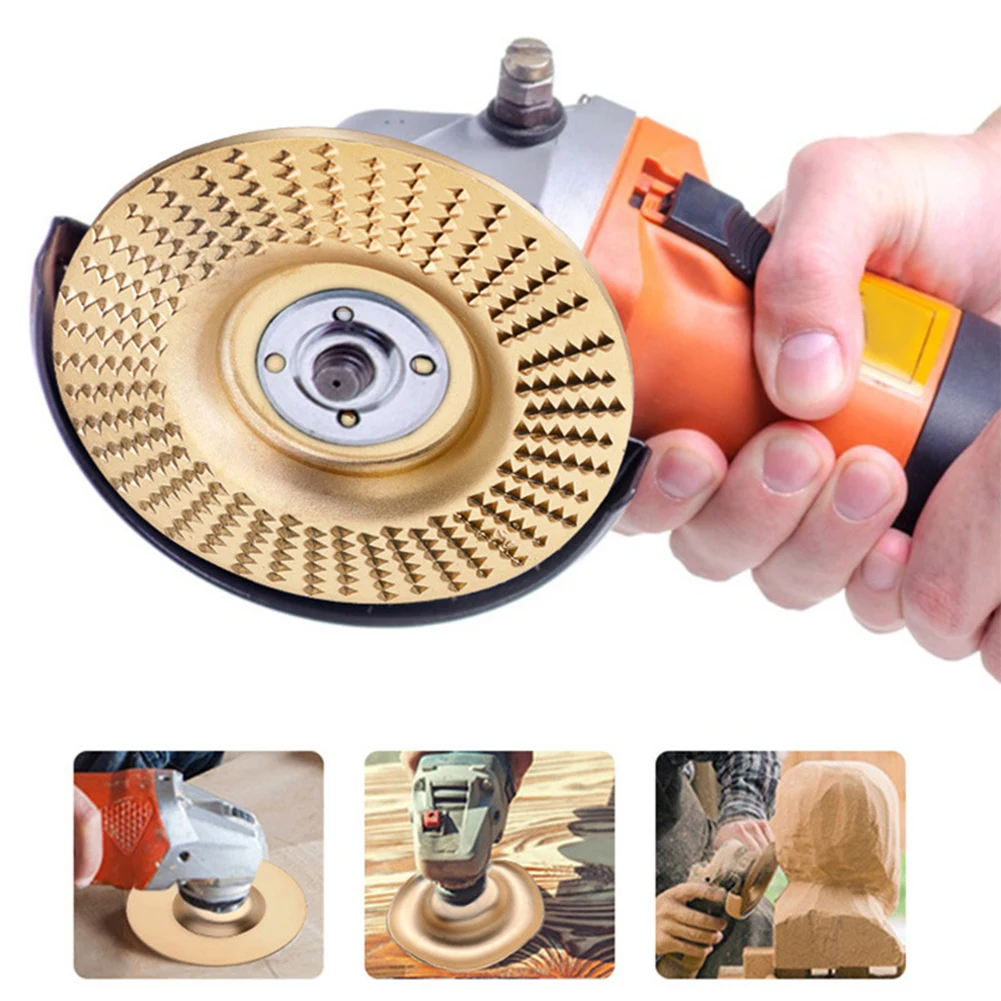 

1pc Wood Grinding Wheel Angle Grinder Disc Sanding Arc Flat Bevel Disc Abrasive Tool For Angle Grinder Woodworking Tools