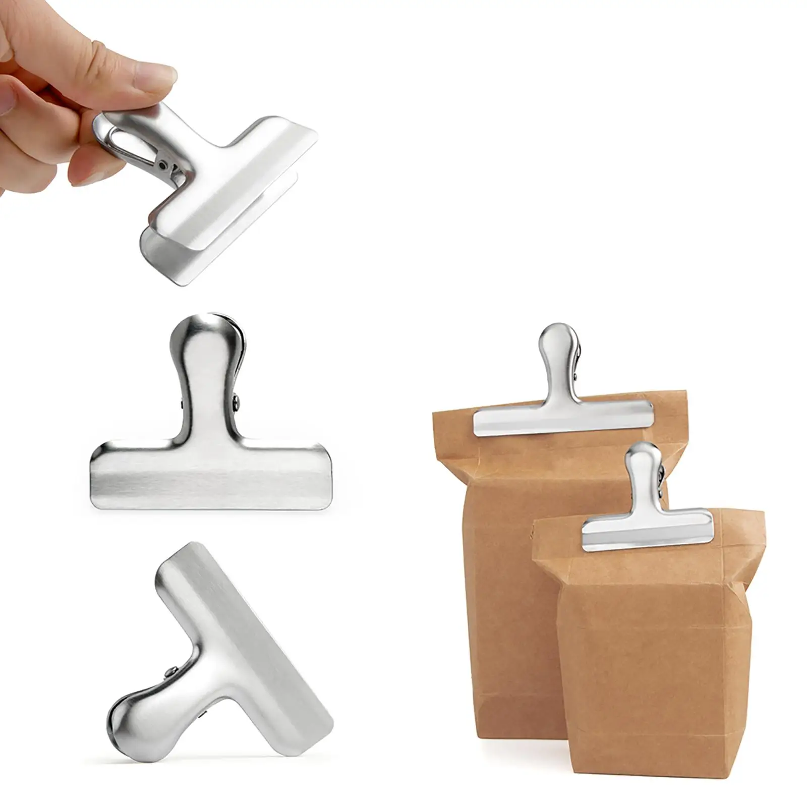 2-4pack File Clips Stationery Photo Paper Document Clip for Home Kitchen