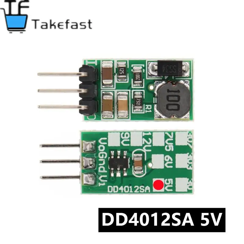 DC-DC DC 5-40V zu 3V 3,3V 3,7V 5V 6V 7,5V 9V 12V 1A Buck Step Down Converter Modul Spannungsreglerplatine ohne Pin