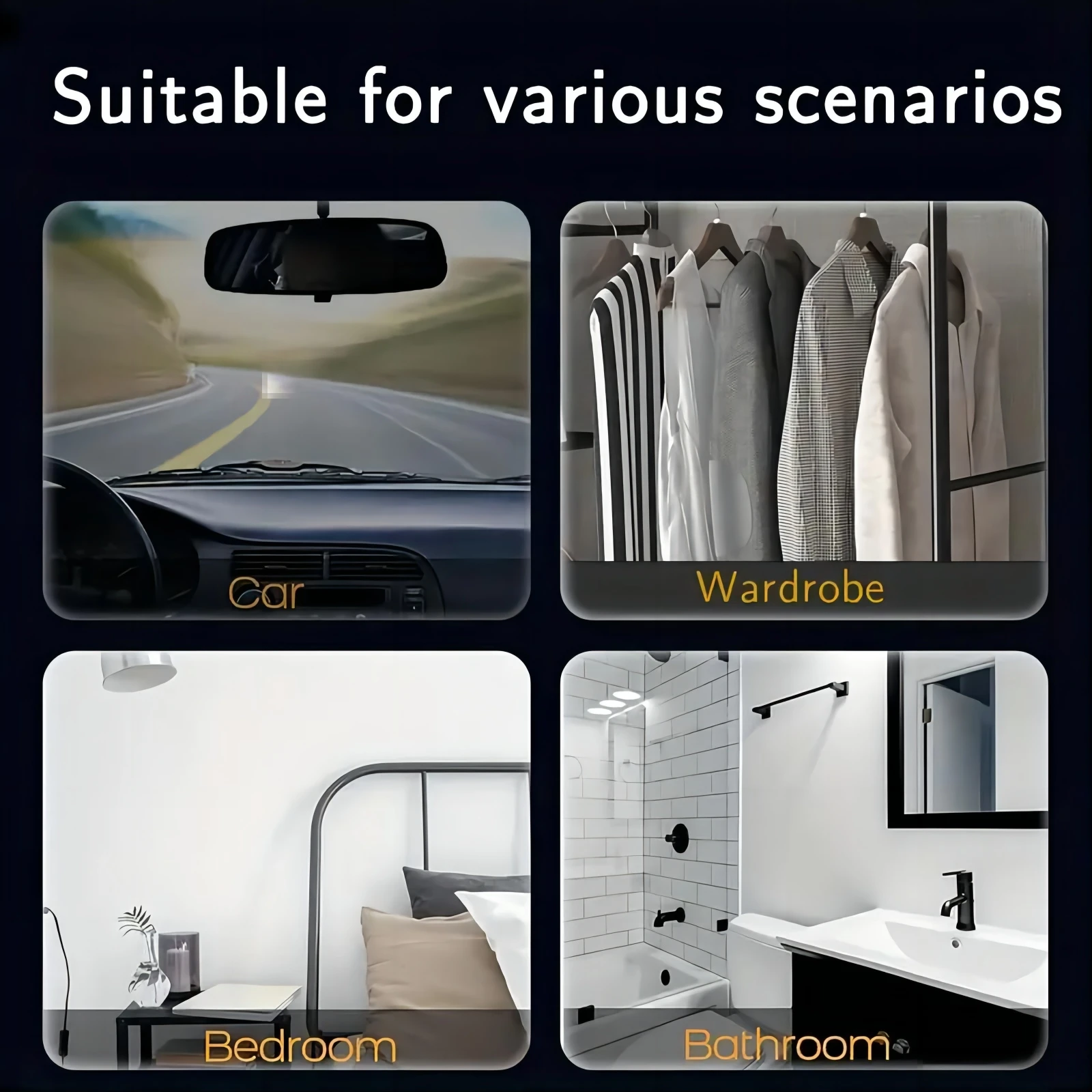1pc fun car aromatherapy car fragrance perfume car air freshener mirror car interior accessories pendant outlet perfume