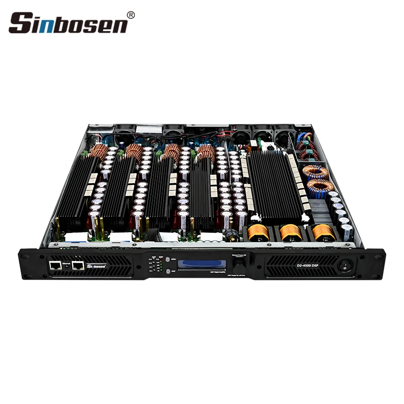 

D2-4500 2X4500W Rms Power Bass Sub Woofer Final Amplifier Woofer Proffesinal Amplifier Whit Dsp From Germany
