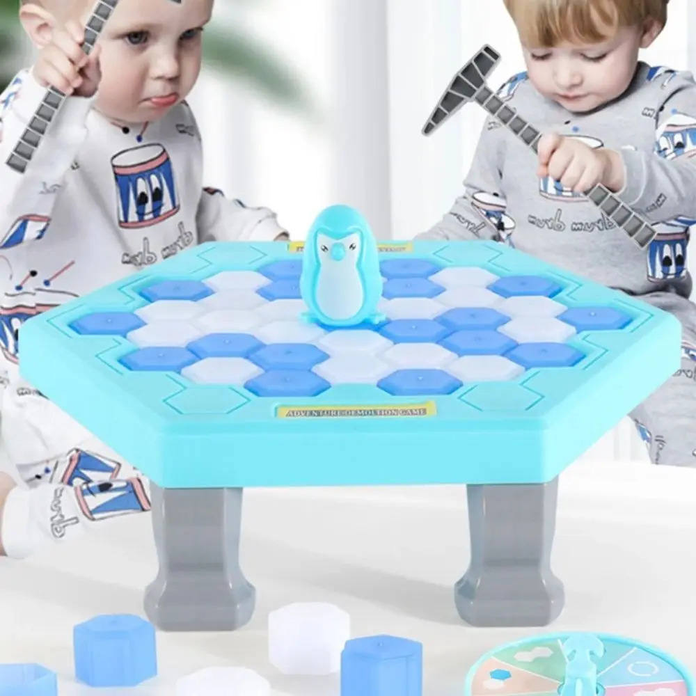Save Penguin Ice Breaking Game Mini Fun Board Game Family Part Parent-child Interactive Balance Blocks Children Puzzle Toy Gift