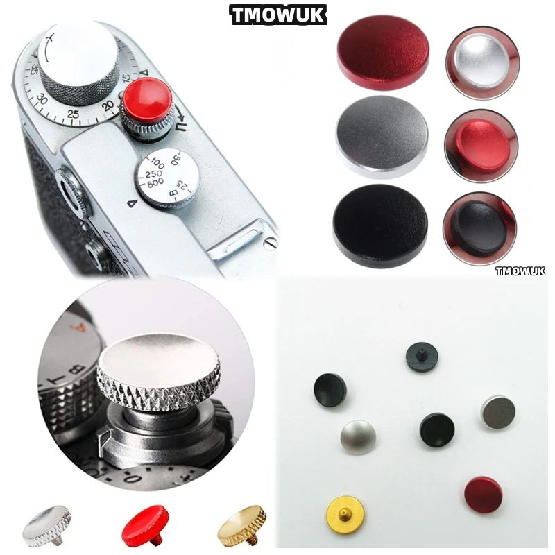 

For A7M4 A6000 A6300 A6500 A5100 ZV-E10 RX1R II RX10 Replacement Metal Shutter Buttons Concave