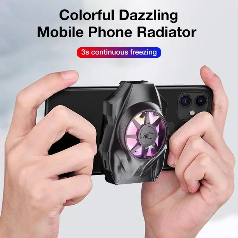 Portable Cooling Fan Game Mobile Phone Radiator Heat Sink Cooler USB Powered Cell Phone Cooling Pad For IPhone