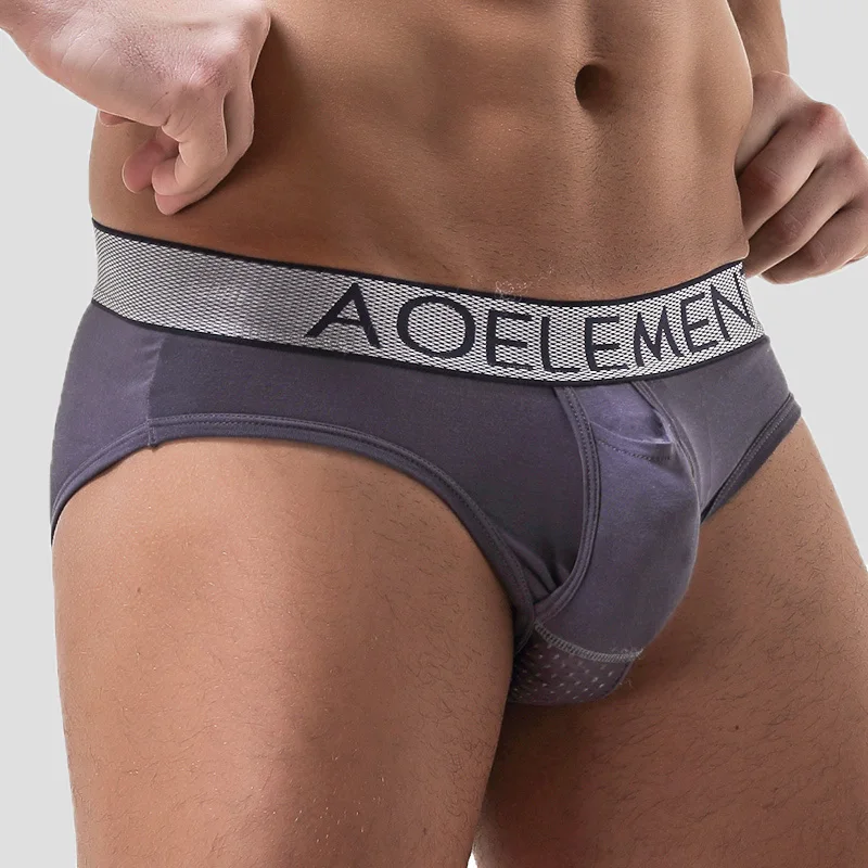 กางเกงในชายแบบแยกส่วน 2 ชิ้น ระบายอากาศได้ดี สำหรับภาวะเส้นเลือดขอด ช่องใส่อวัยวะเพศชายแบบนูน