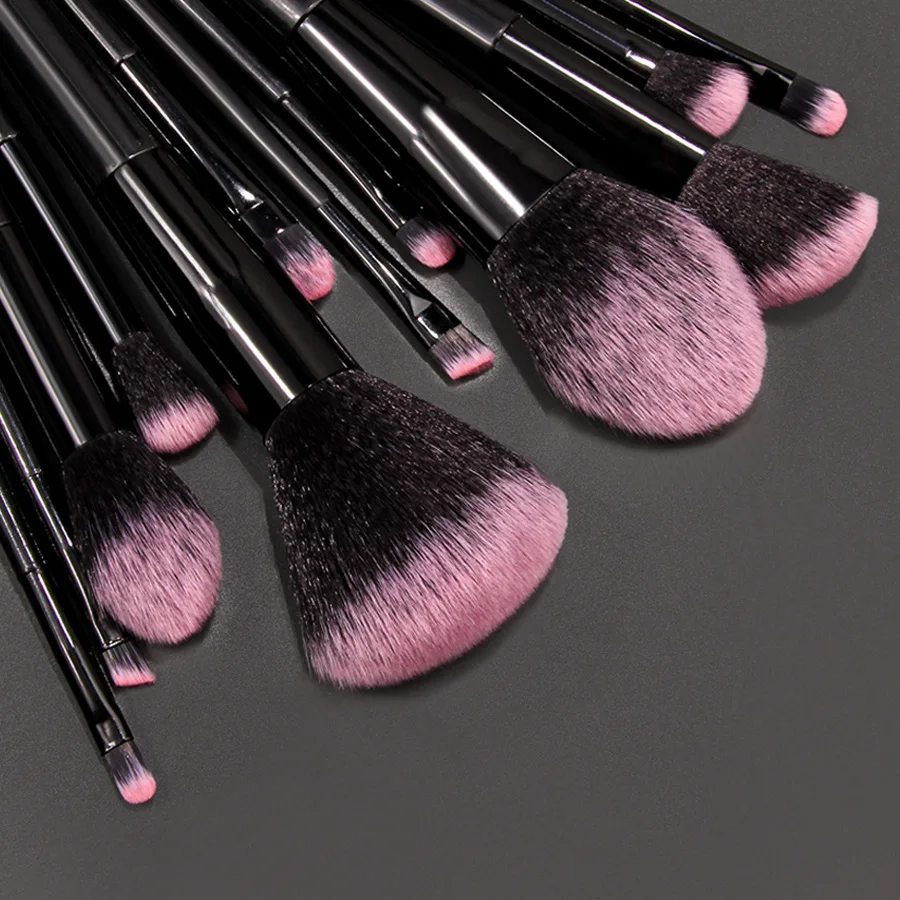 New 12 Pcs Soft Bristles Makeup Brush Set with Storage Bucket, Portable High Powder Pickup Brushes Makeup Tools Kit
