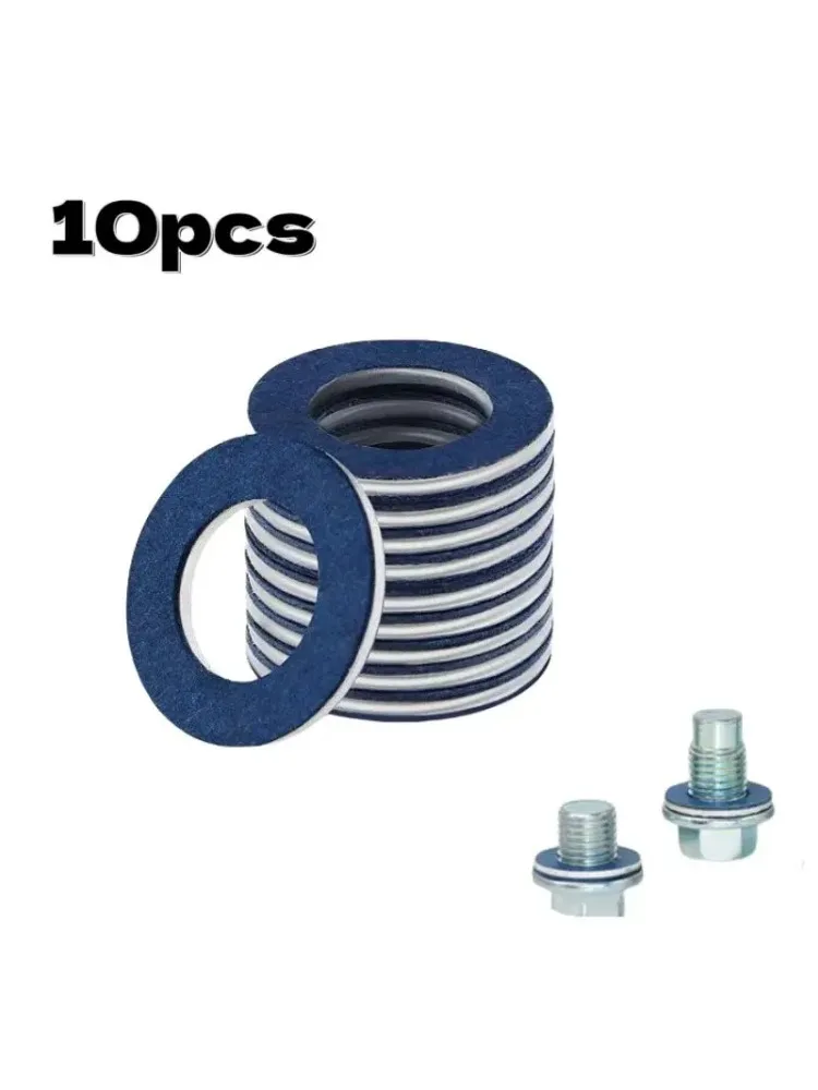 Joints de bouchon de vidange d'huile, rondelle d'étanchéité pour Toyota Camry Corolla, pièces automobiles, anneau de carter d'huile, 10 pièces # 90430-12031