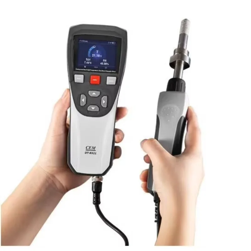 

Huashengchang (Cem) DT-8321 High-Precision Professional Handheld Dew Point Meter Temperature Humidity Meter 1-Year New Condition