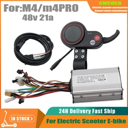 For Kugoo M4/M4 Pro Electric Scooter 48V 21A Brushless Controller TF-100 Throttle Switch Power Display Start Switch