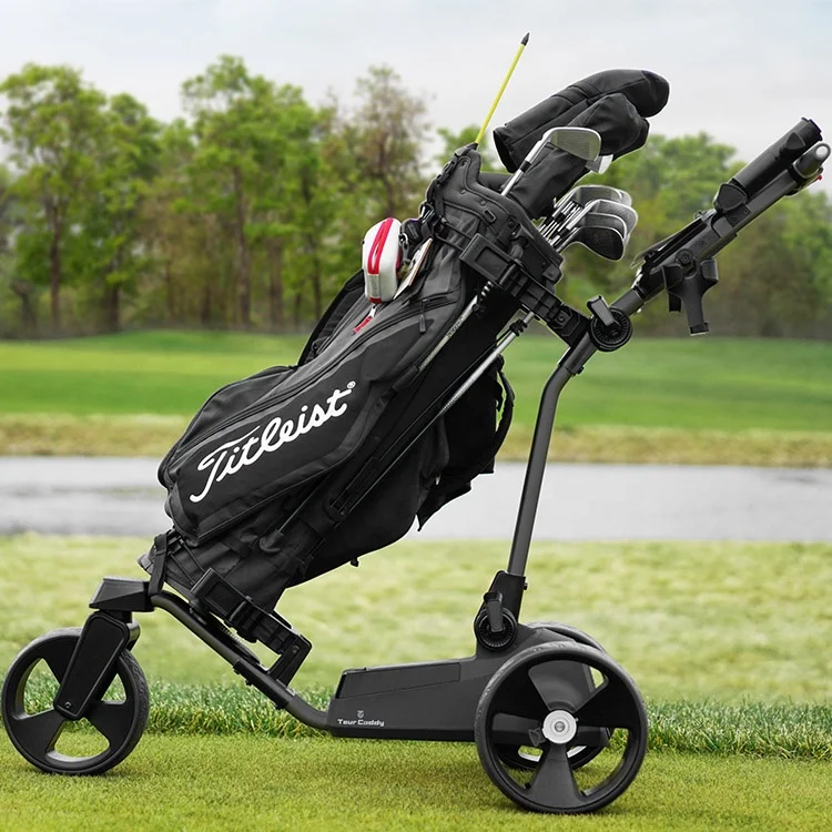 

High quality folding push golf cart 3 wheel cart Golf cart