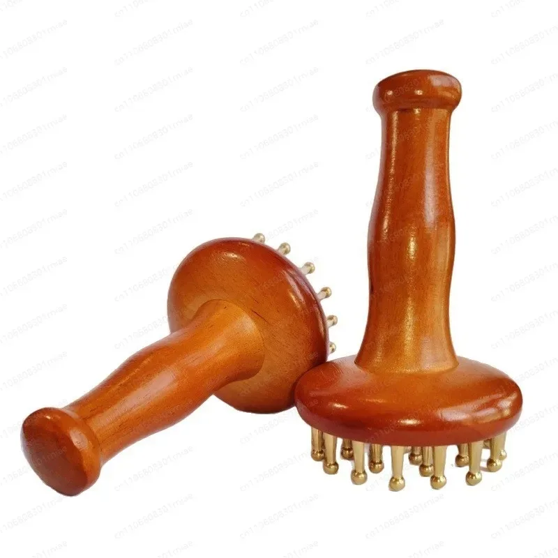 Whole body with pulse dredging fitness artifact massage brush fat burning abdominal scraping pure brass meridian brush