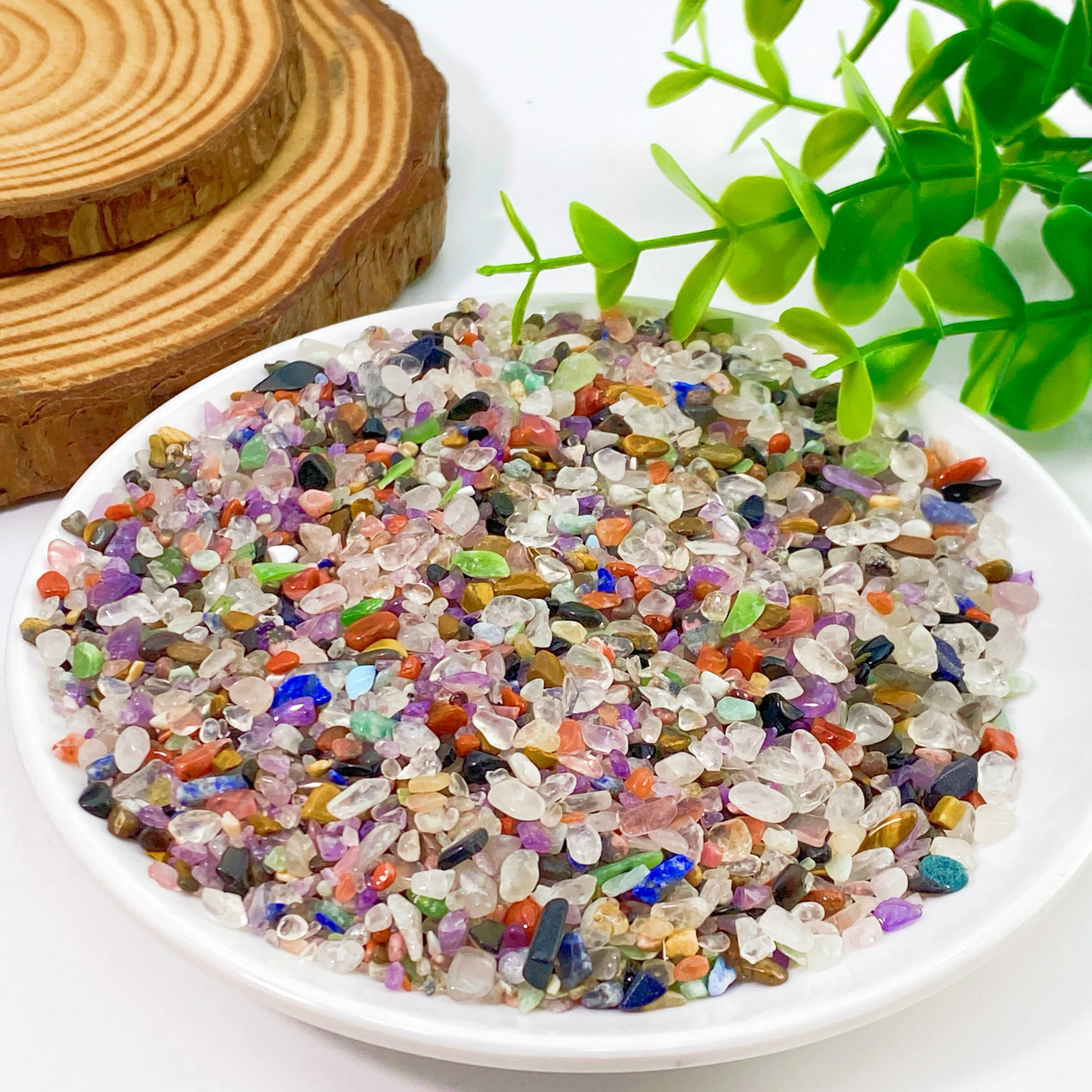 Random 50g/100g High Quality Mixed Chips Decoration Natural Crystal Raw Stone, Birthday Gift, Scene Decoration.