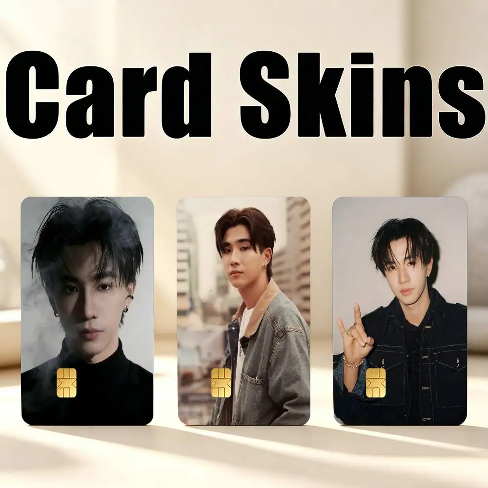 P-Perth Tanapon PerthSanta 1Set 4Pcs Waterproof Card Skin Stickers for Credit Bus IC Cards