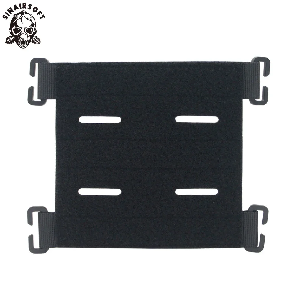 Molle Patches Attachment Hook&Loop Panel DIY Badges Patch Display Holder Board Bags Backpack Vest Converter Ribbon Adapter