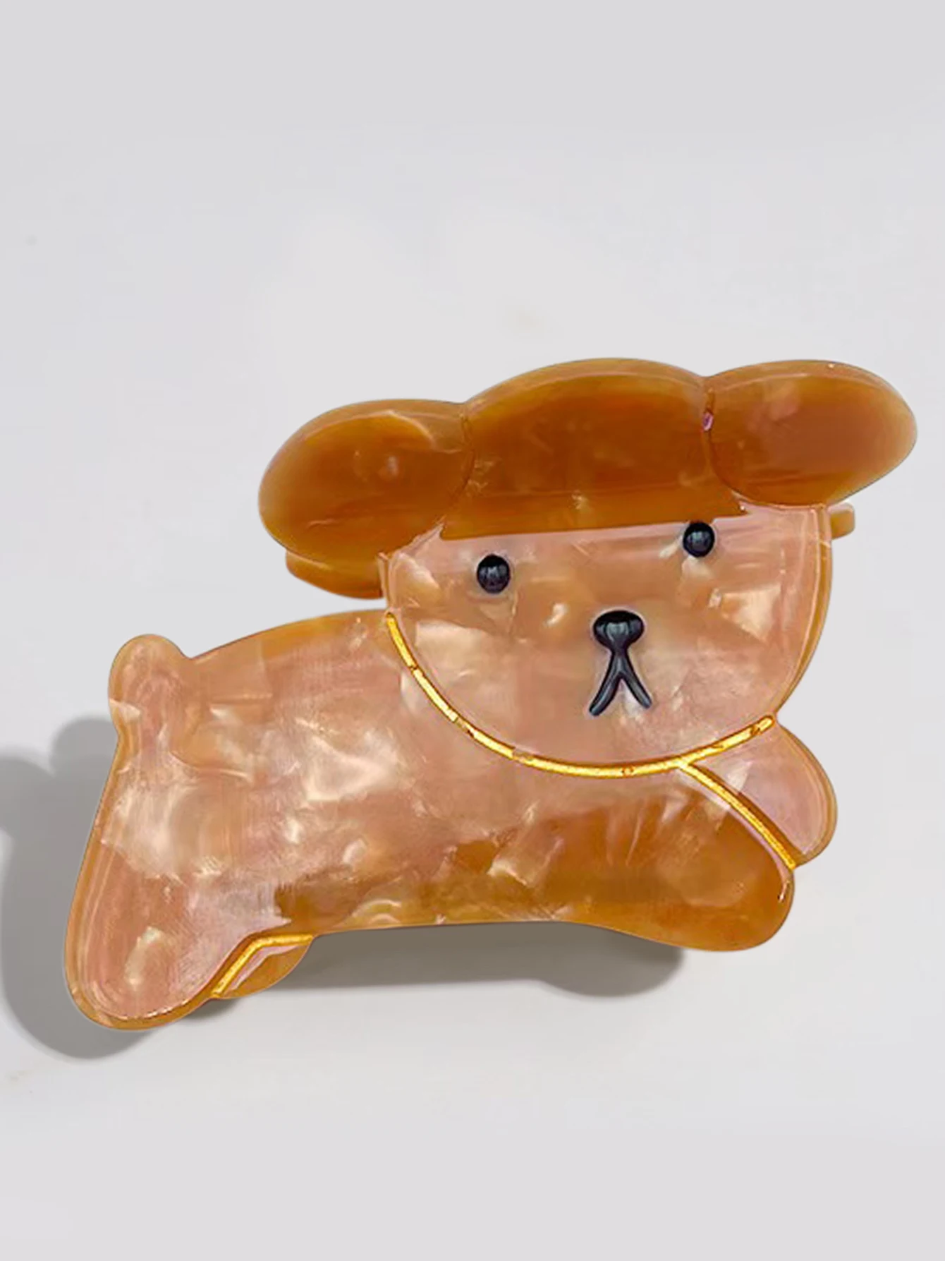 1 pieza de garra de pelo de animal de dibujos animados medianos, decoración diaria de peinado en la parte posterior de la cabeza