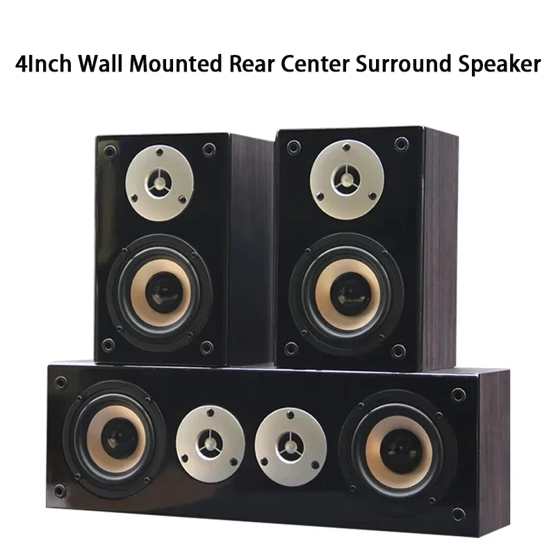 Mounted Mid Mounted Surround Speaker Home Theater Combination Audio Loudspeakers Unit 4 Inch Passive Speakers 4 8 Ohm