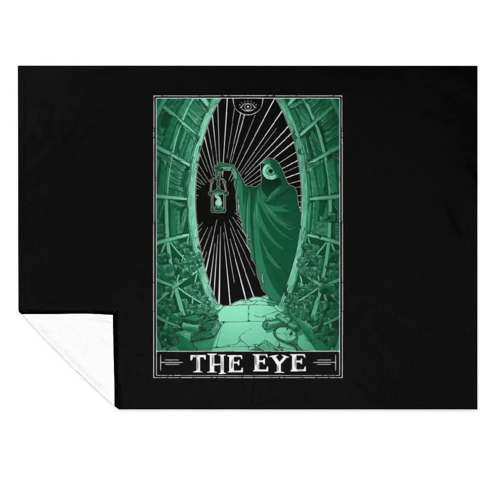 

The Eye Tarotesque (Dark) Throw Blanket Sleeping Bag blankets and throws Soft Big Hairys Blankets