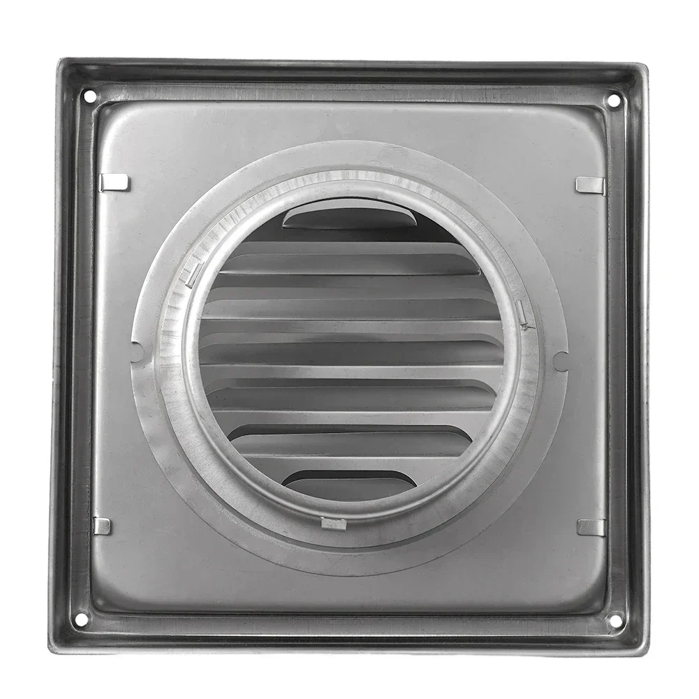 

Part Air Vent Cover Silver Toilet Valve Grille Ventilation Outlet Kitchen 304 Stainless Steel Air Vent Extract