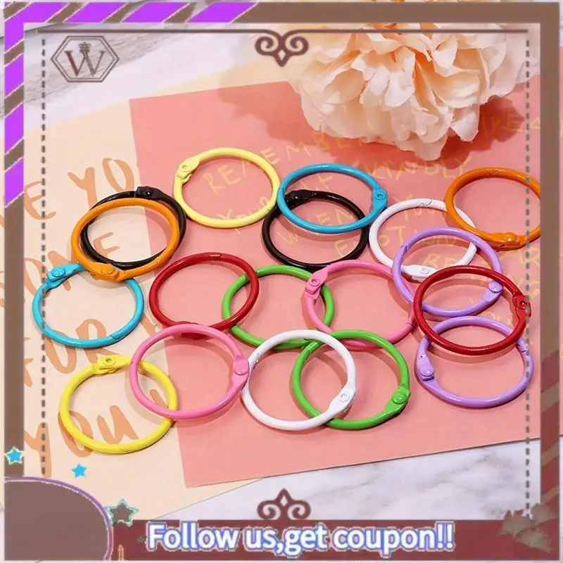 ABBG-키 링 인덱스 카드용 바인더 링 노트북, 키체인 키 링 사무실 학교용 바인더 링 홈, 루스 리프 바인더