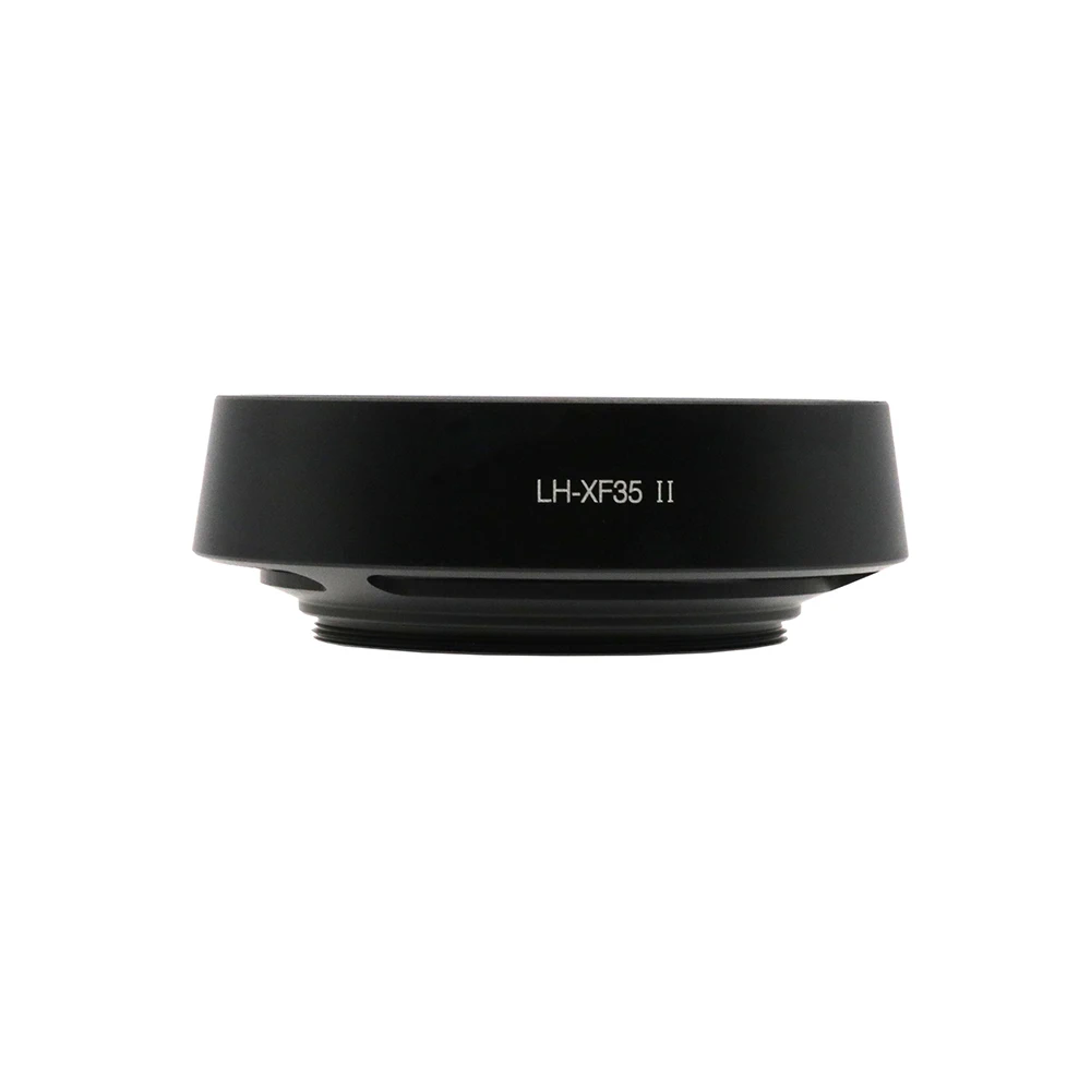 Camera Metal Lens Hood Vented Wide-angle 43mm Screw-in Lente Protect For Fuji XF 35mm/23mm f/2 R WR Lens Hood