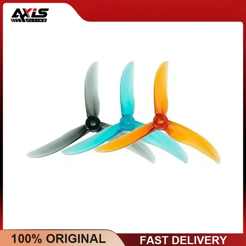 Axisflying BlackBird BB39 4.9 Inch Tri-Blade Prop 3.7g PC M5 Hub for 5 Inch Manta V2 Freestyle FPV 4 Pairs