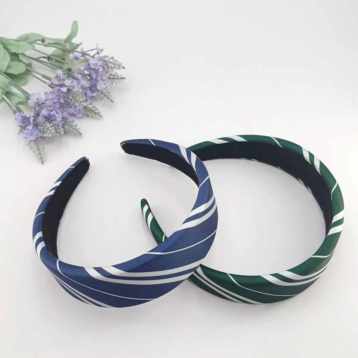 1/4 PCS Magic College Wizard Slytherin Kostüm Cosplay Stil Vintage Haarband Gestreift Mädchen Seide Stirnband Zubehör – Detail 7