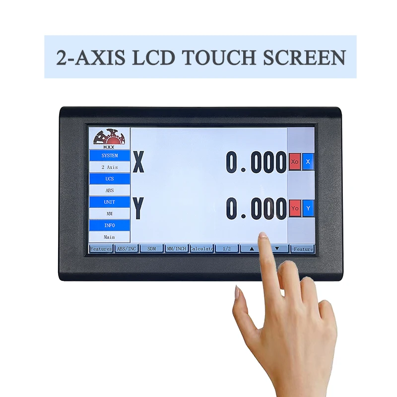 2 Axis Touch Screen DRO Package | GCS910-2 Hight Quality for Lathe & Milling Machines