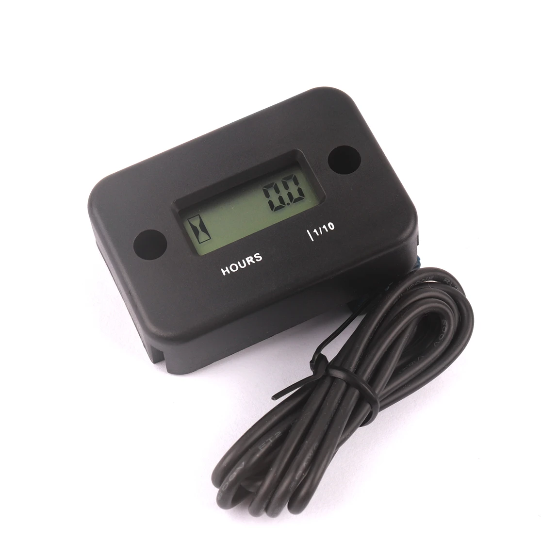 Digital LCD Hour Meter Motor Waterproof Display for Bike Motorcycle ATV Snowmobile Marine Boat Ski Dirt Gas Engine